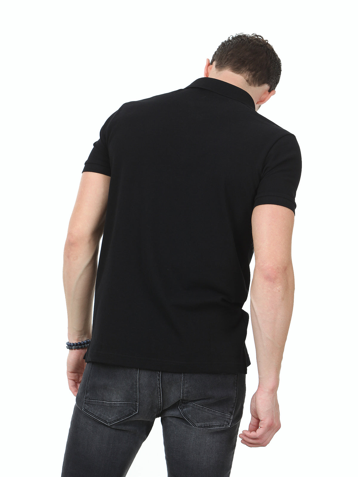 Siyah %100 Pamuk T-Shirt