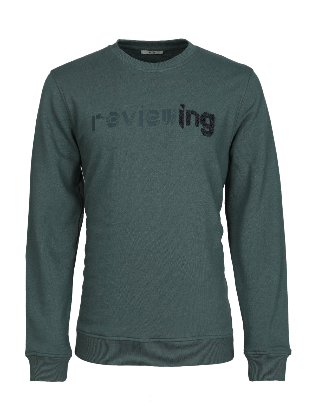 Yeşil Baskılı Sweatshirt