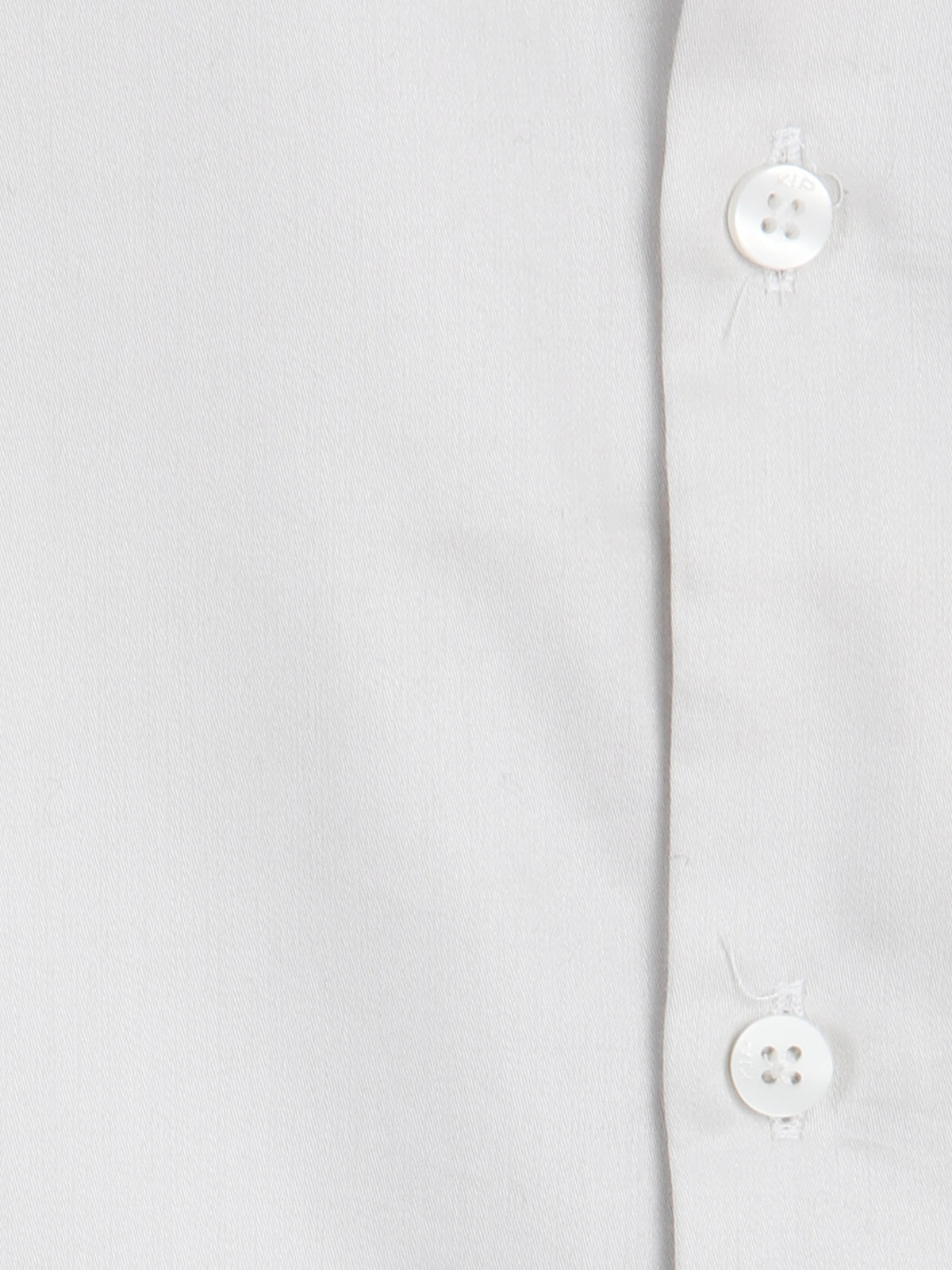 Gri Düz Slim Fit Uzun Dokuma Klasik %100 Pamuk Gömlek