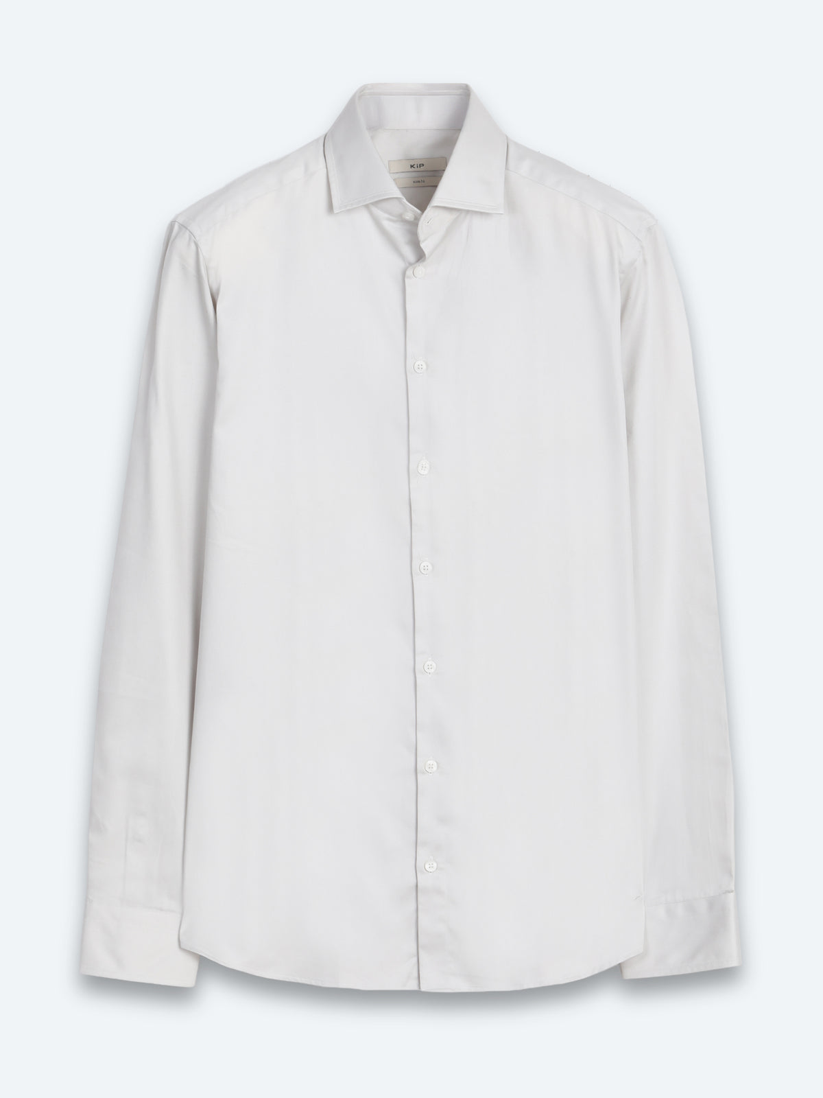 Gri Düz Slim Fit Uzun Dokuma Klasik %100 Pamuk Gömlek