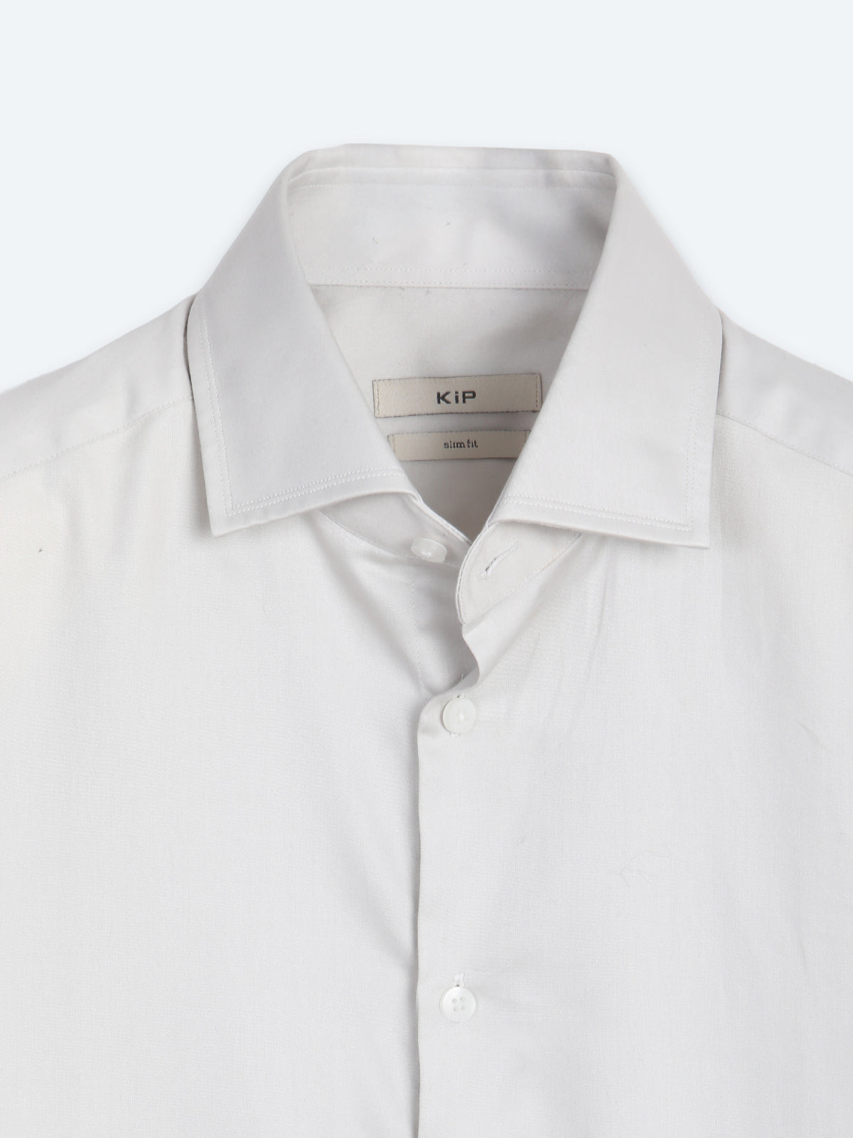 Gri Düz Slim Fit Uzun Dokuma Klasik %100 Pamuk Gömlek