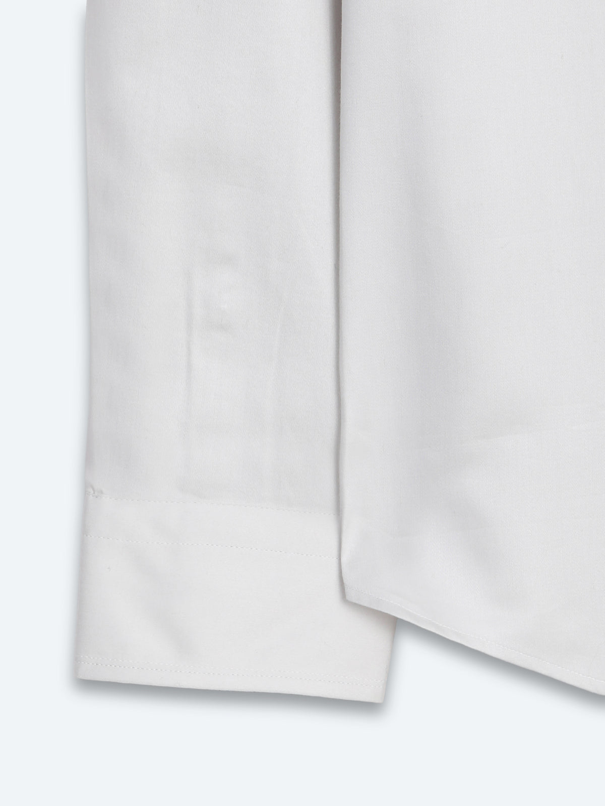 Gri Düz Slim Fit Uzun Dokuma Klasik %100 Pamuk Gömlek