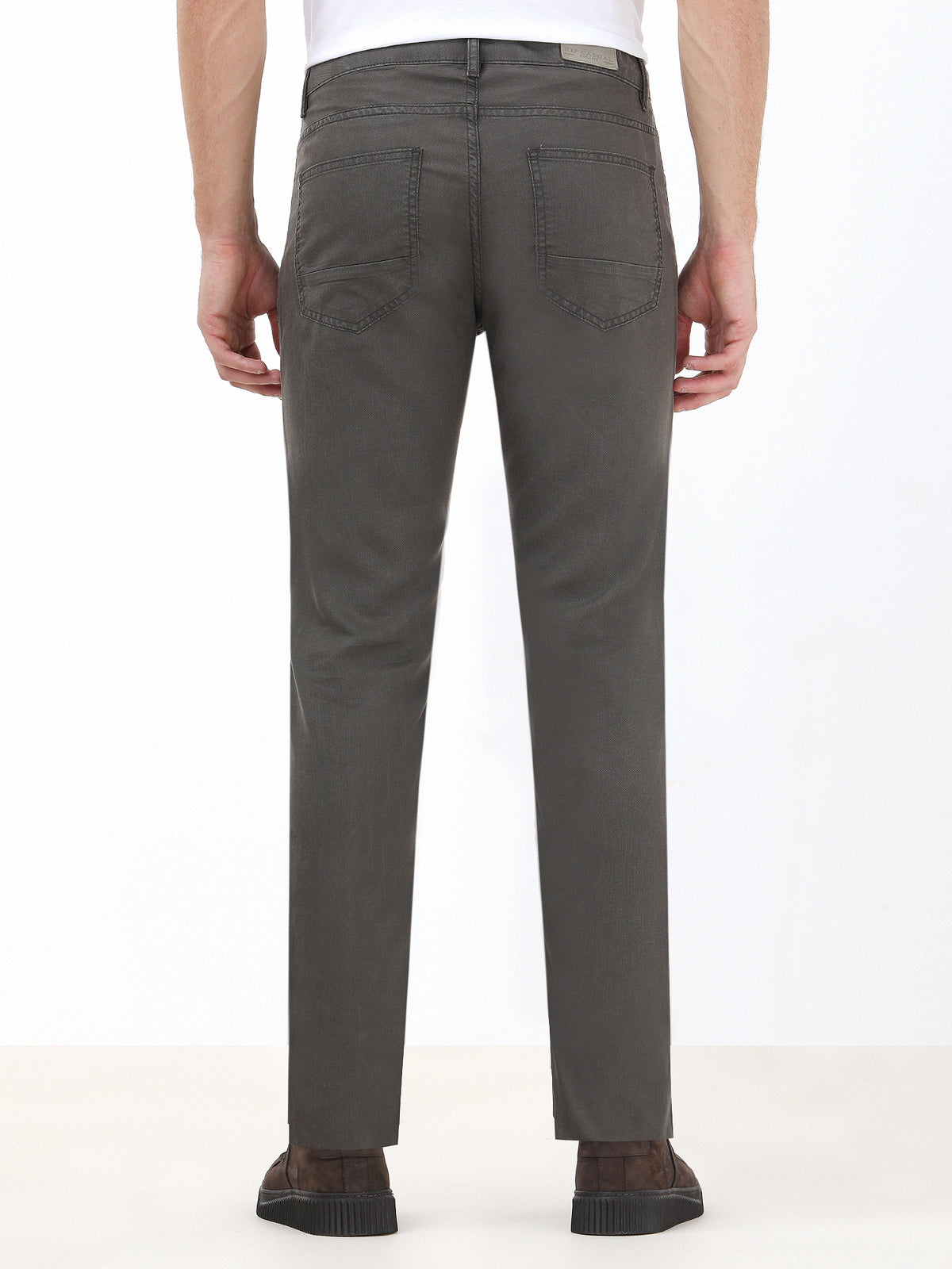 Açık Bej Dokuma Regular Fit Casual Pantolon