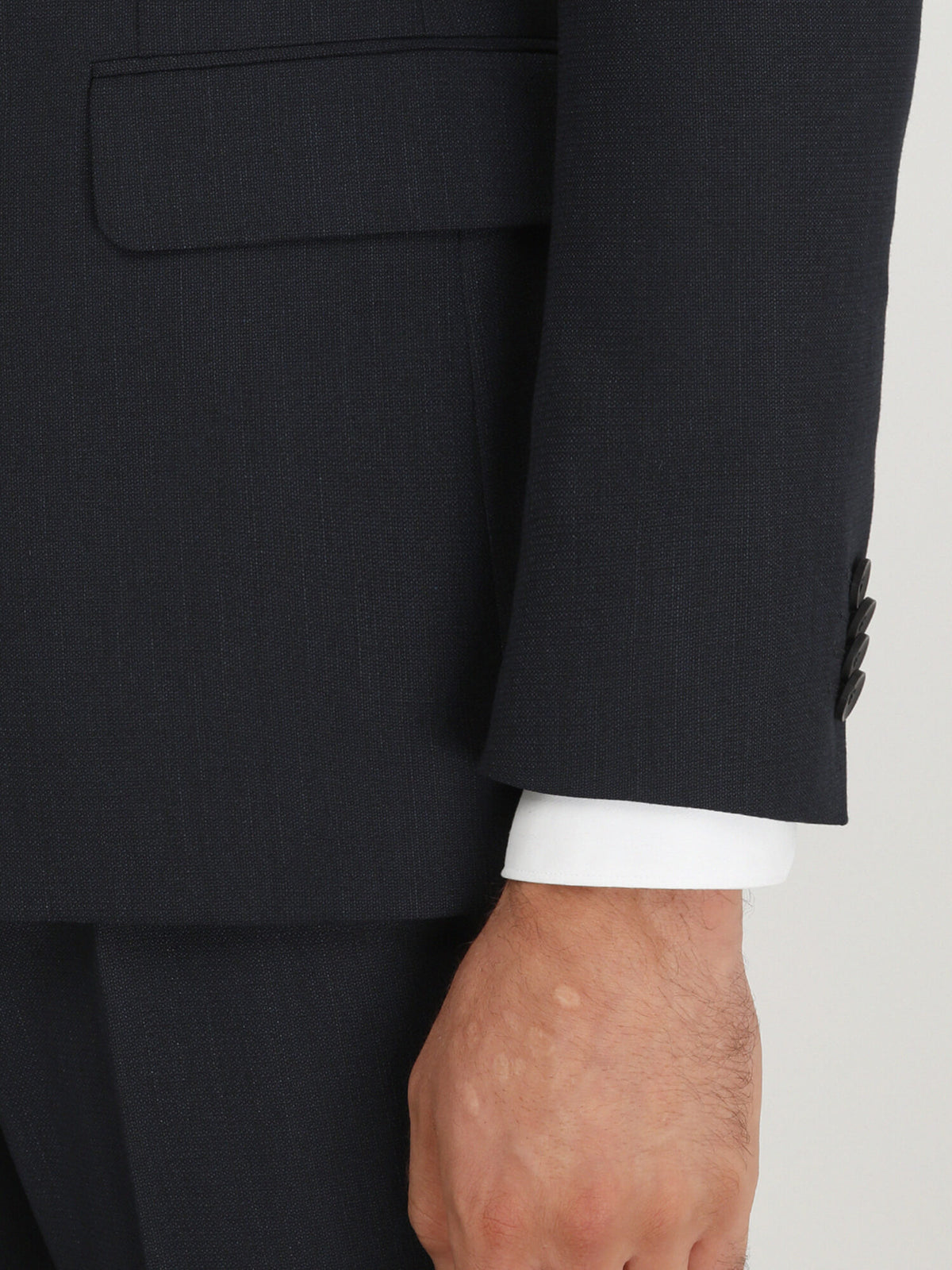 Lacivert Desenli Modern Fit Takım Elbise