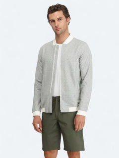 Haki Regular Fit Casual Örme Mont