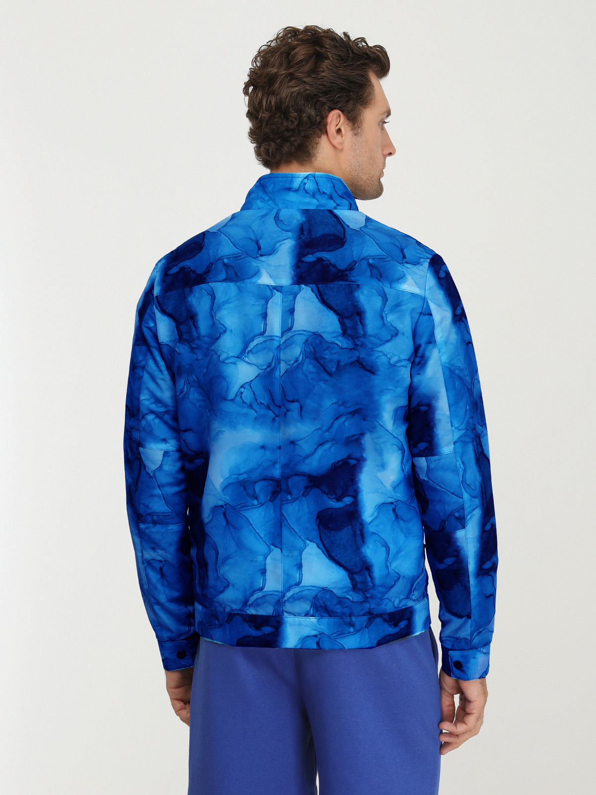 Saks Regular Fit Dik Yaka Casual Dokuma Mont