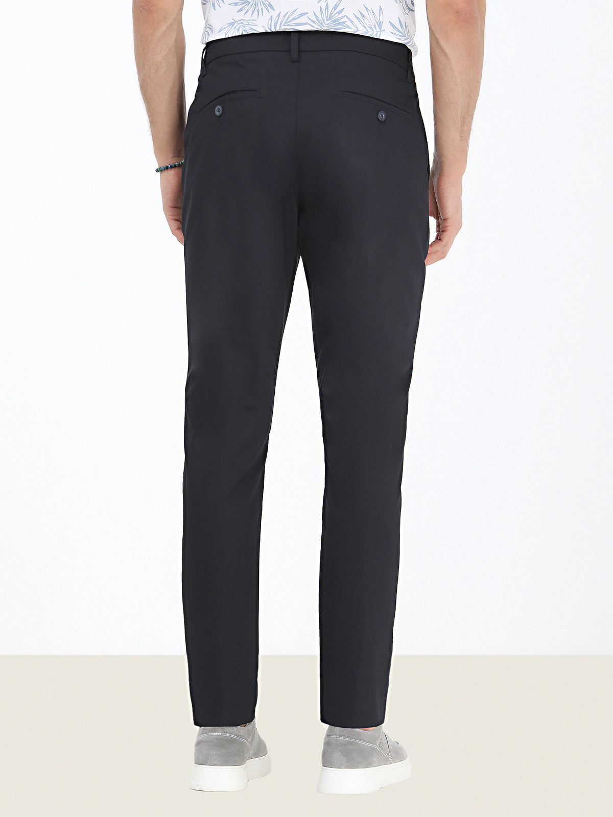 Lacivert Dokuma Jogging Fit Casual Pantolon