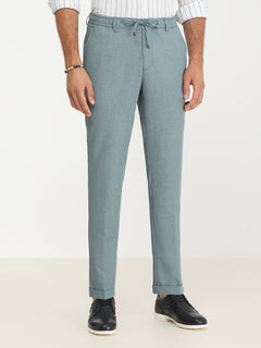 Petrol Dokuma Jogging Fit Casual Pantolon