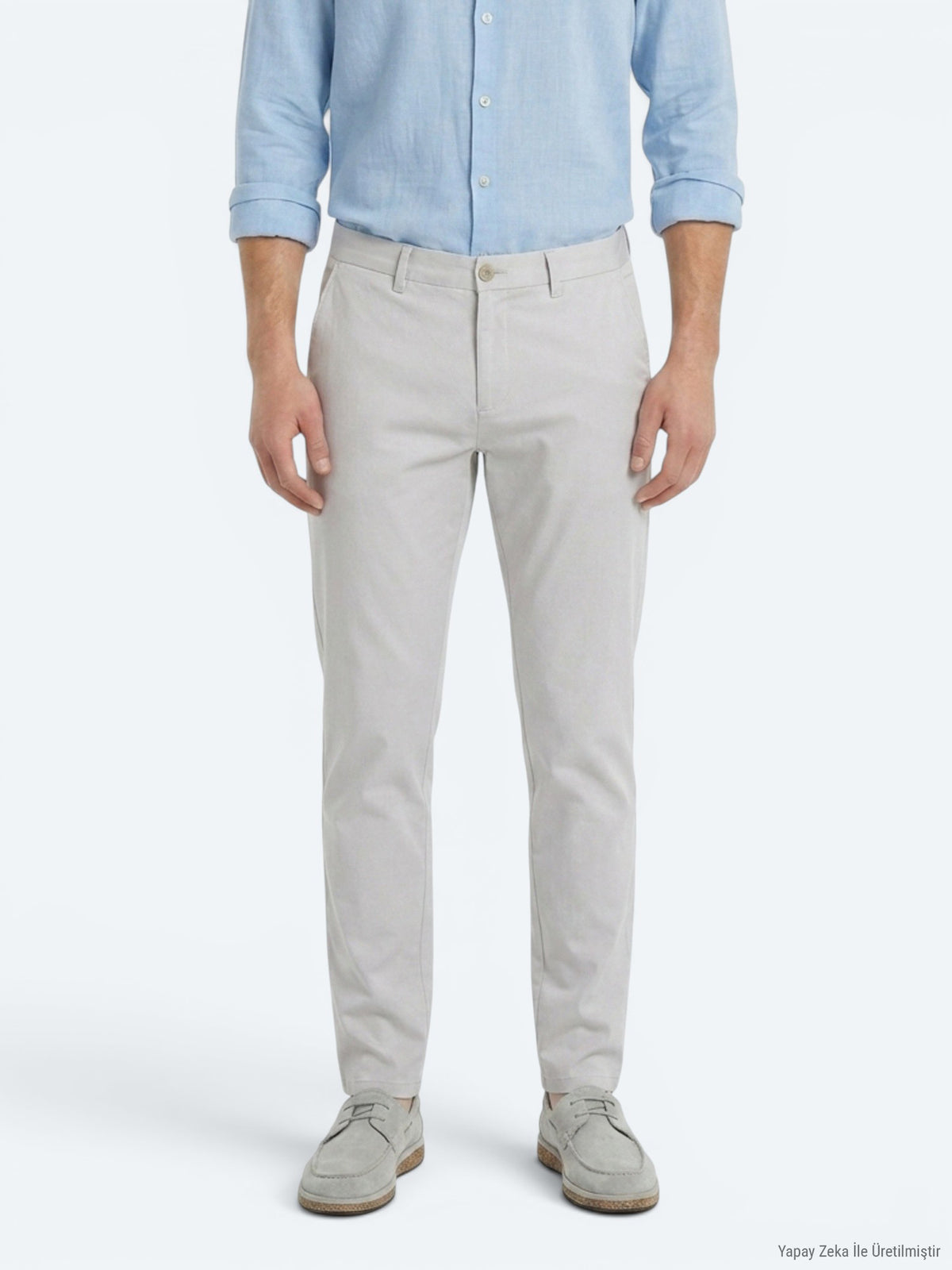 Taş Düz Dokuma Slim Fit Casual Pantolon