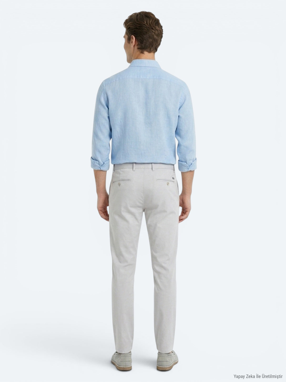Taş Düz Dokuma Slim Fit Casual Pantolon