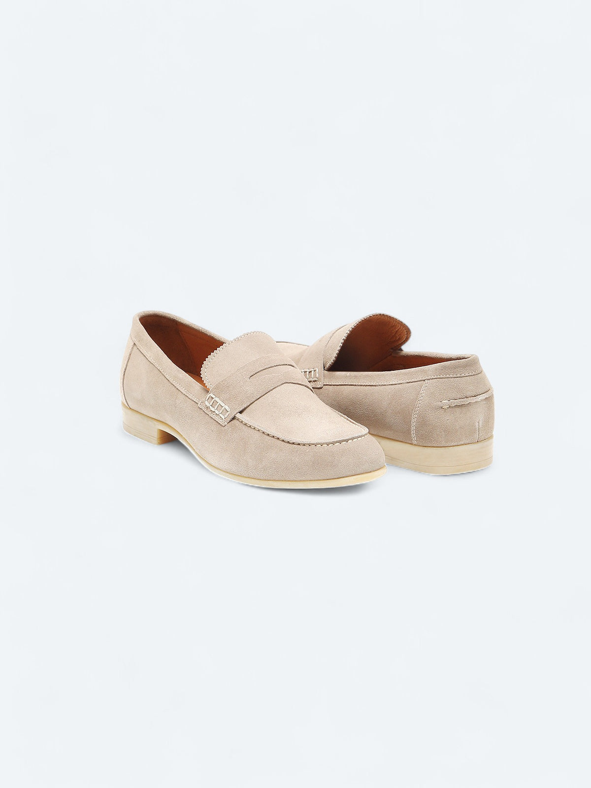 Bej Süet Casual Loafer