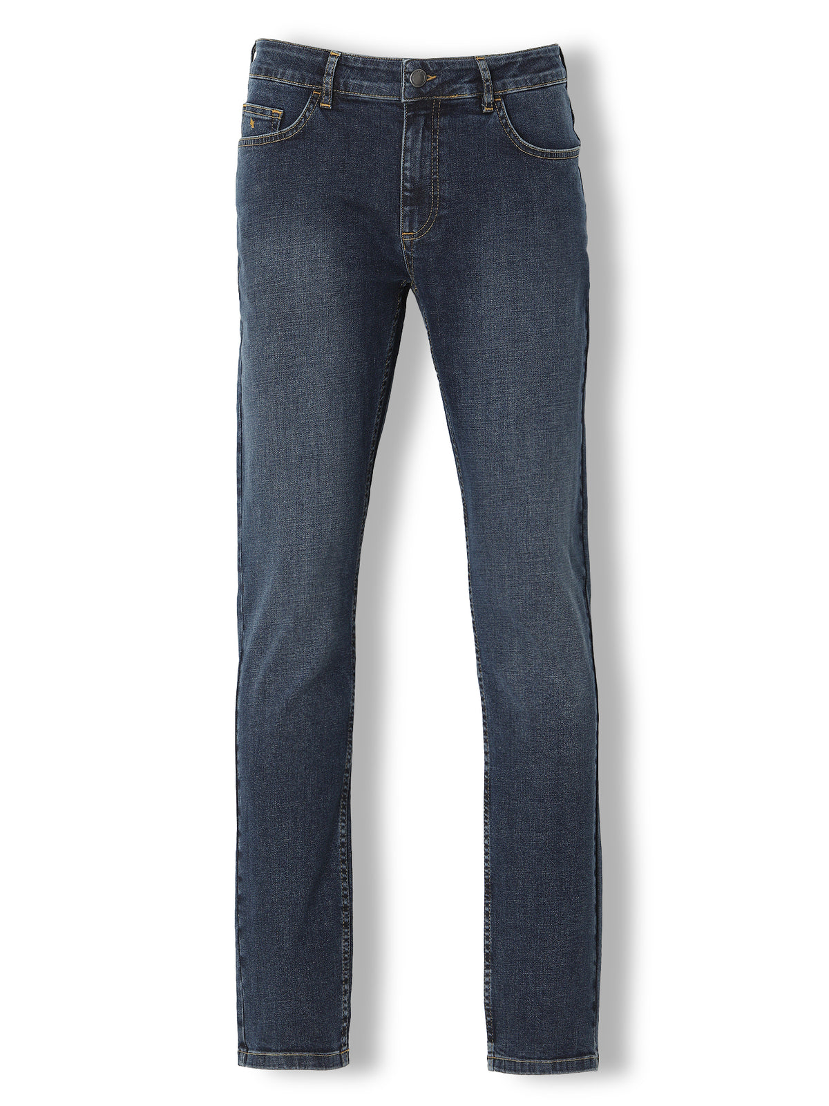 Lacivert Slim Fit Denim Pantolon