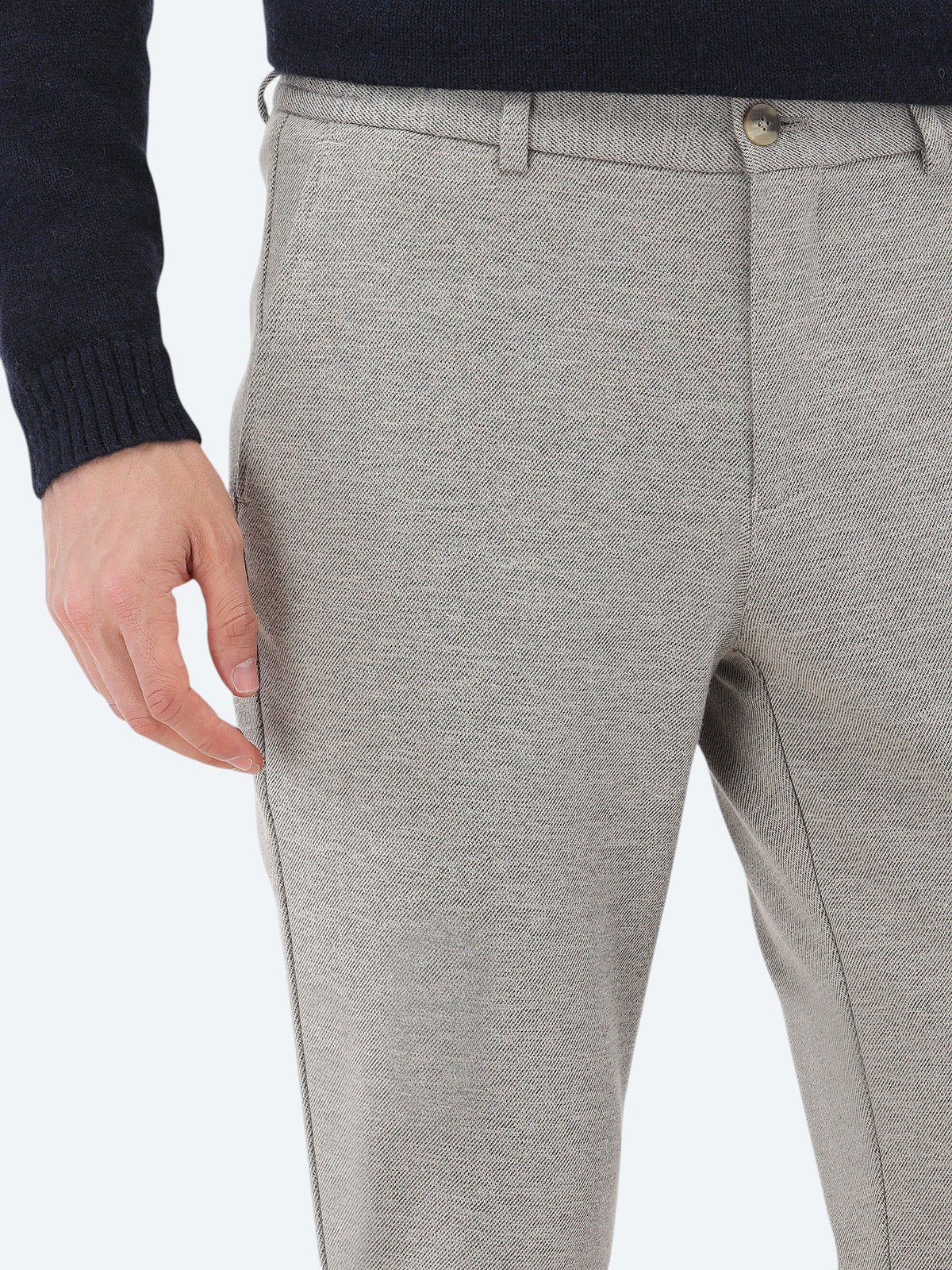 Vizon Örme Jogging Fit Casual Pamuk Karışımlı Pantolon