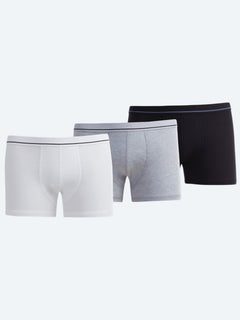 Siyah-gri-beyaz Boxer Set