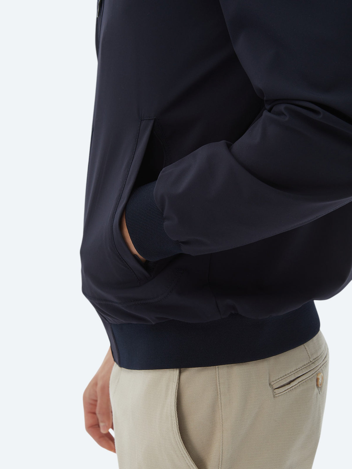 Lacivert Regular Fit Casual Dokuma Mont