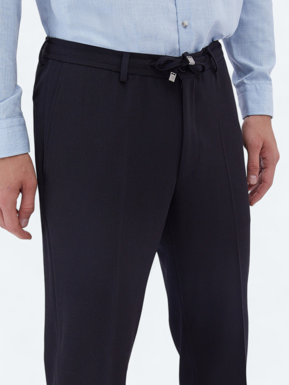 Lacivert Mikro Modern Fit Takım Elbise