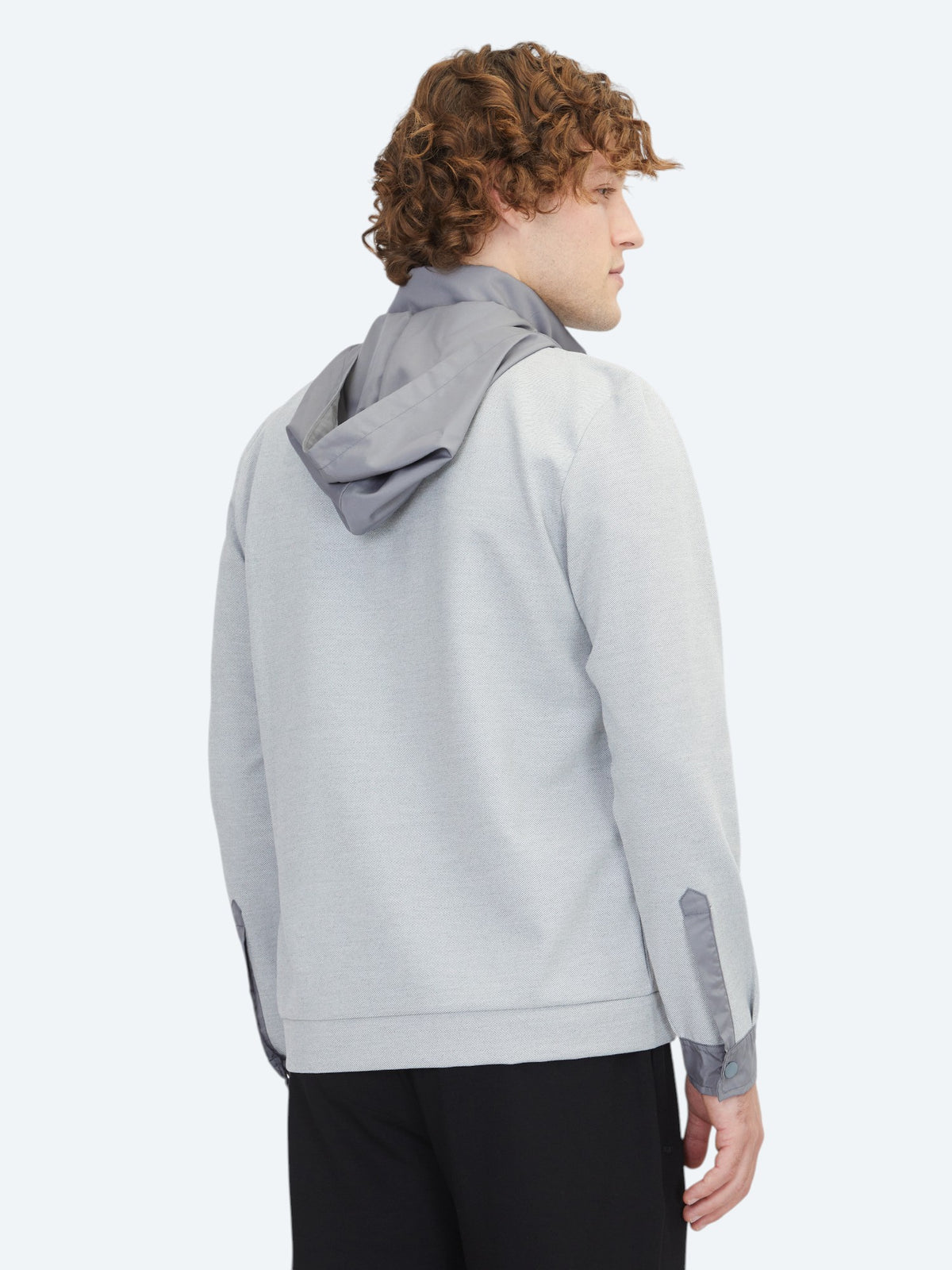 Gri Kapüşonlu Sweatshırt