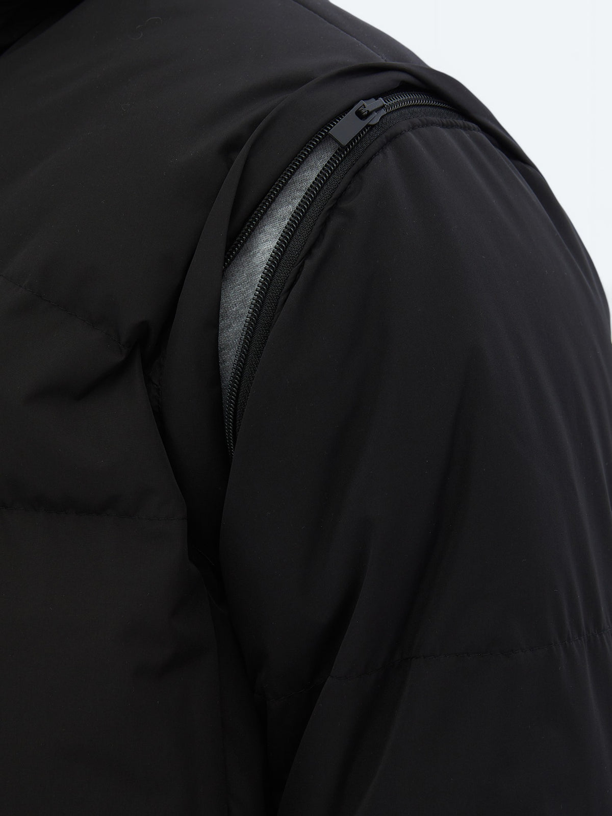 Siyah Regular Fit Casual Dokuma Mont