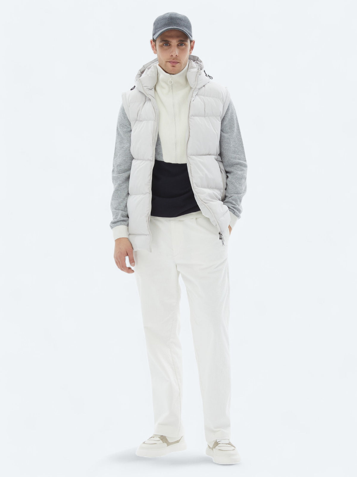 Taş Regular Fit Casual Dokuma Mont
