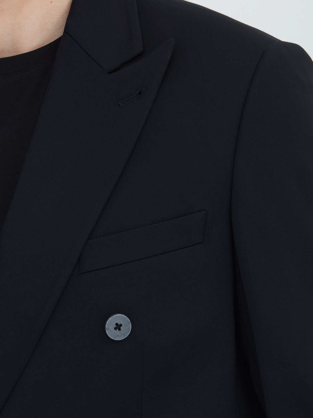 Siyah Düz Modern Fit Takım Elbise