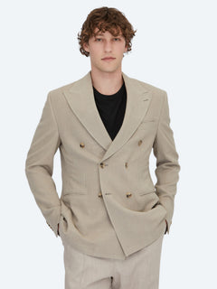 Vizon Desenli Comfort Fit Ceket
