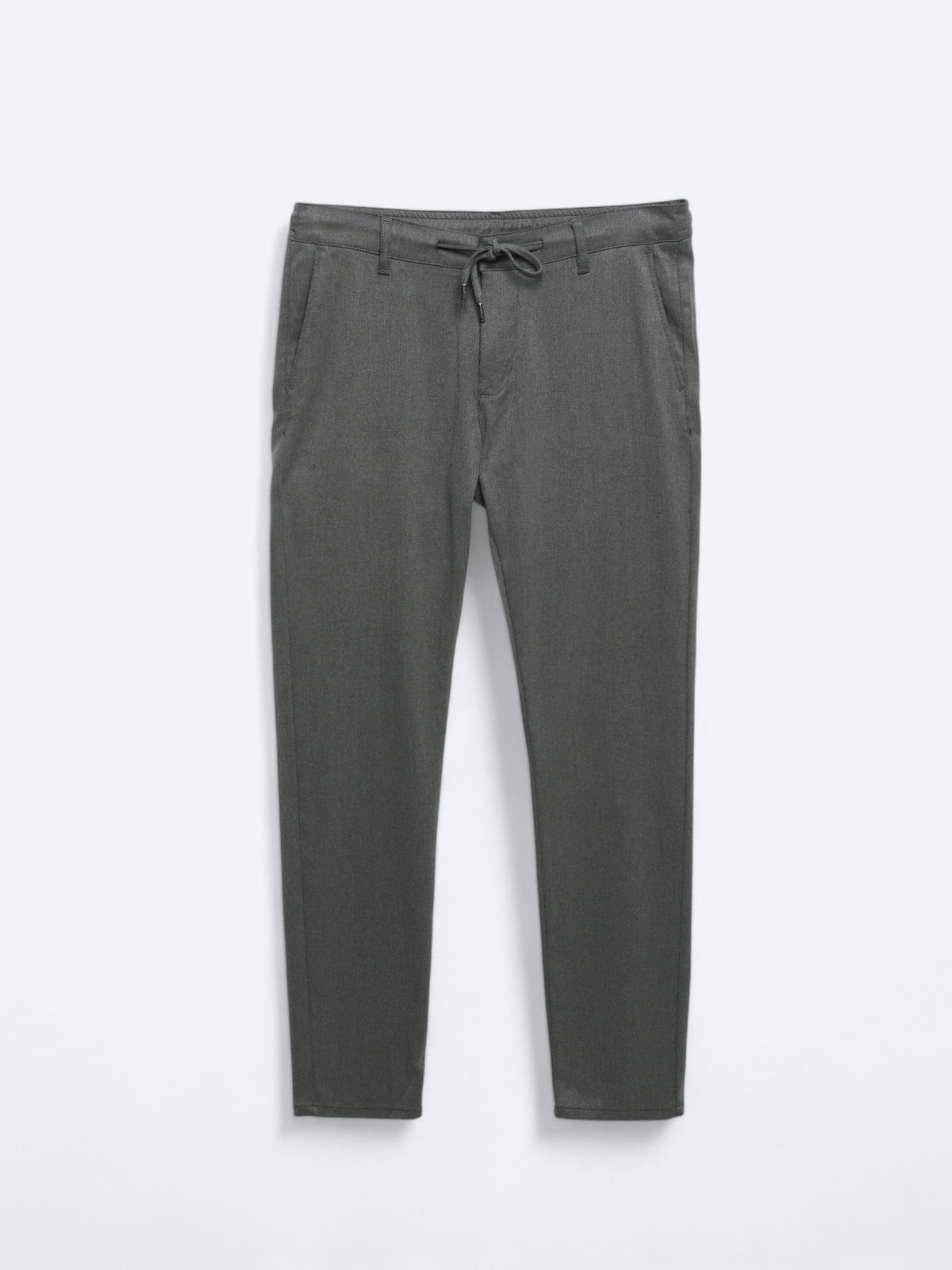 Gri Desenli Dokuma Jogging Fit Casual Pantolon