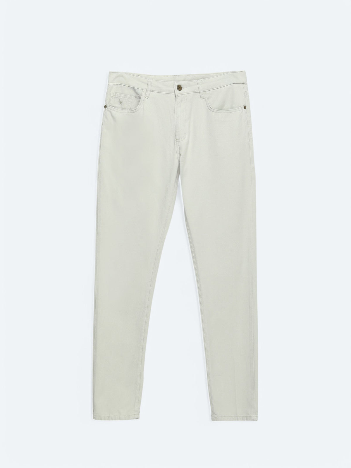Taş Düz Dokuma Regular Fit Casual Pamuk Karışımlı Pantolon