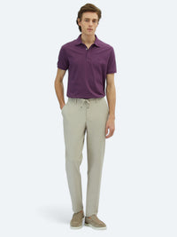 Bej Örme Jogging Fit Casual Pantolon