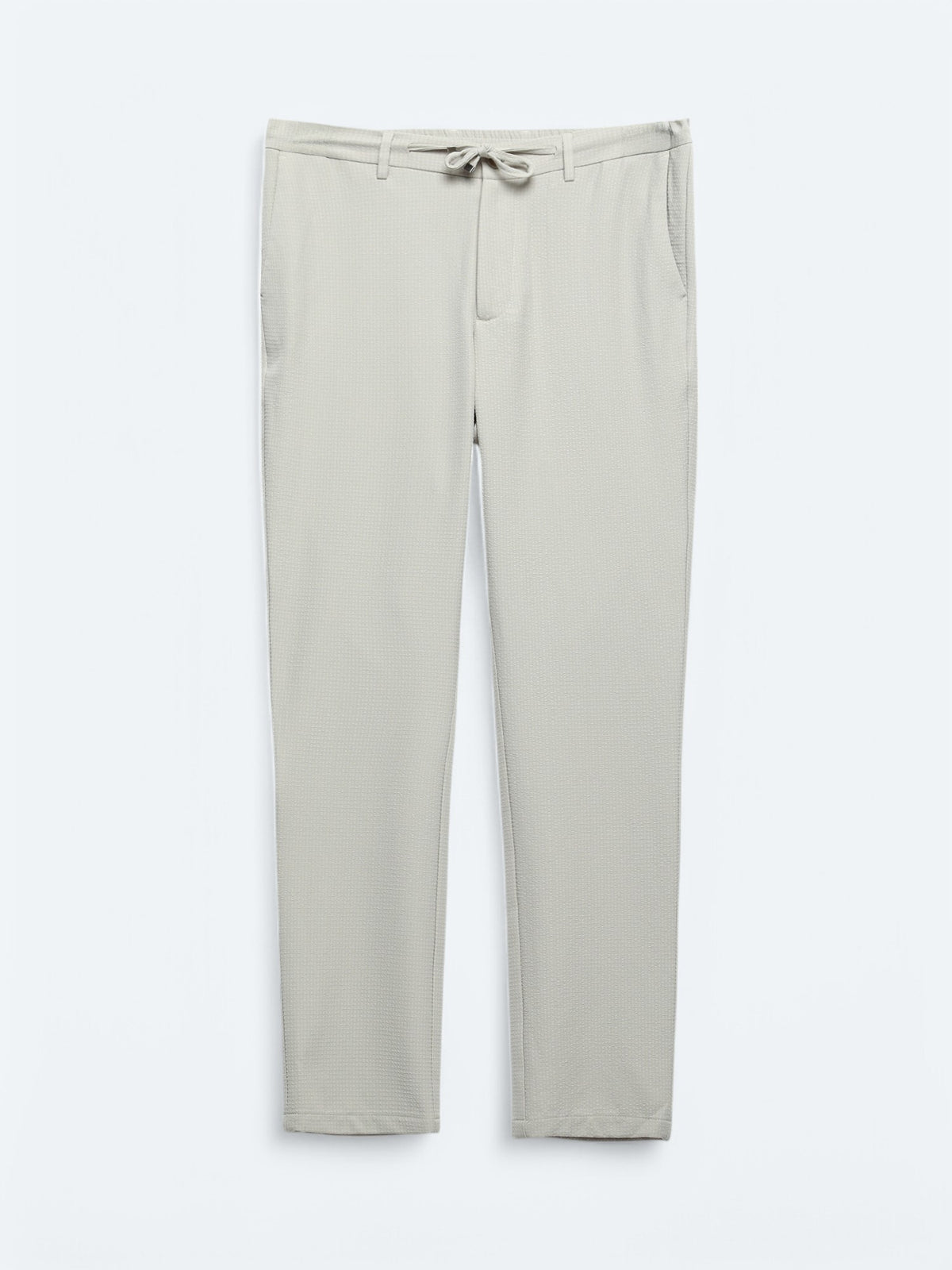 Bej Örme Jogging Fit Casual Pantolon