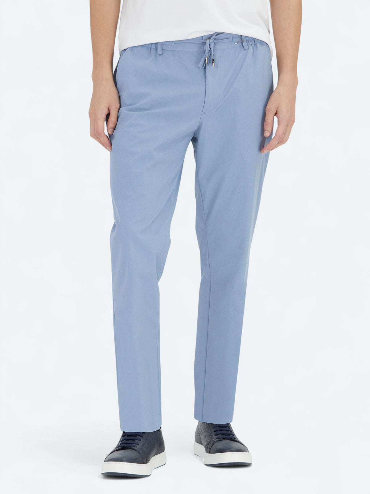 Mavi Düz Dokuma Jogging Fit Casual Pantolon