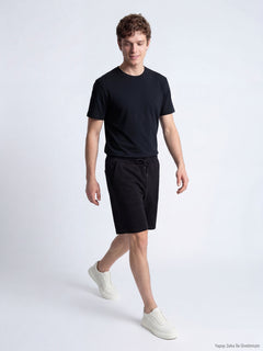 Siyah Düz T-Shirt