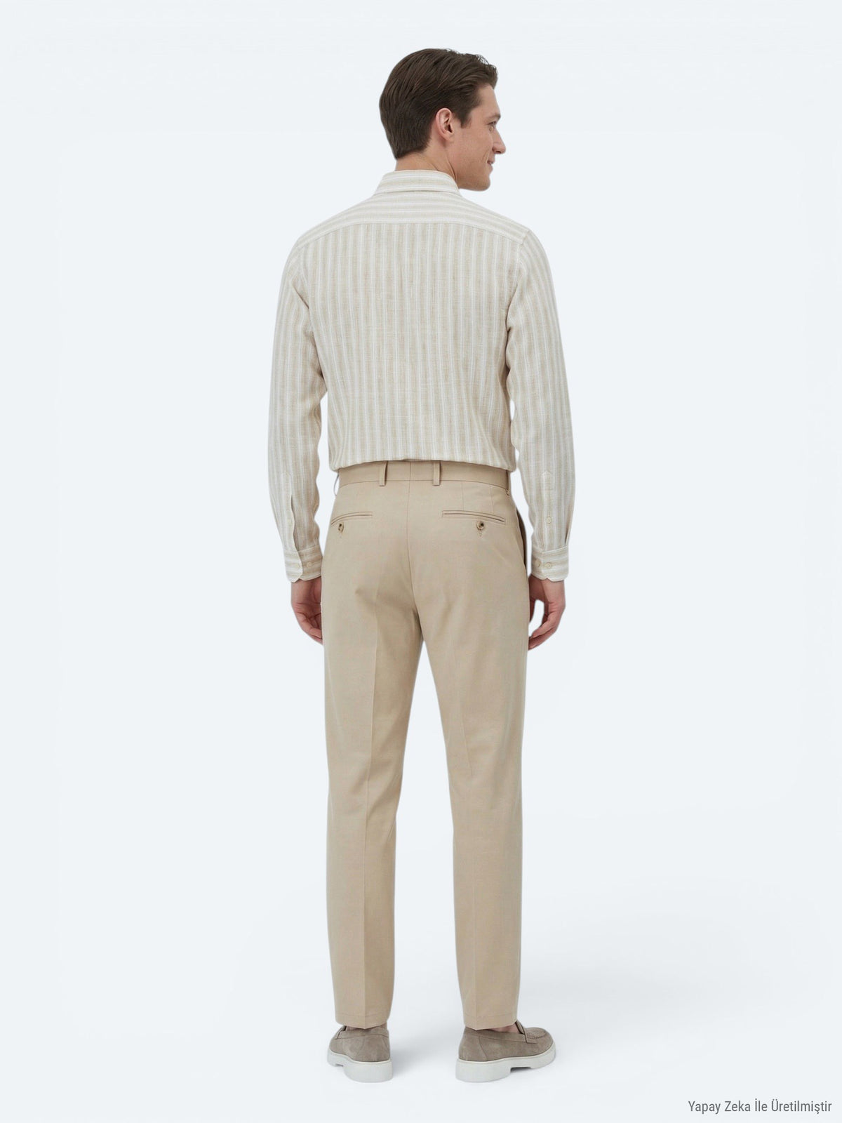 Deve Tüyü Dokuma Loose Fit Casual Pantolon