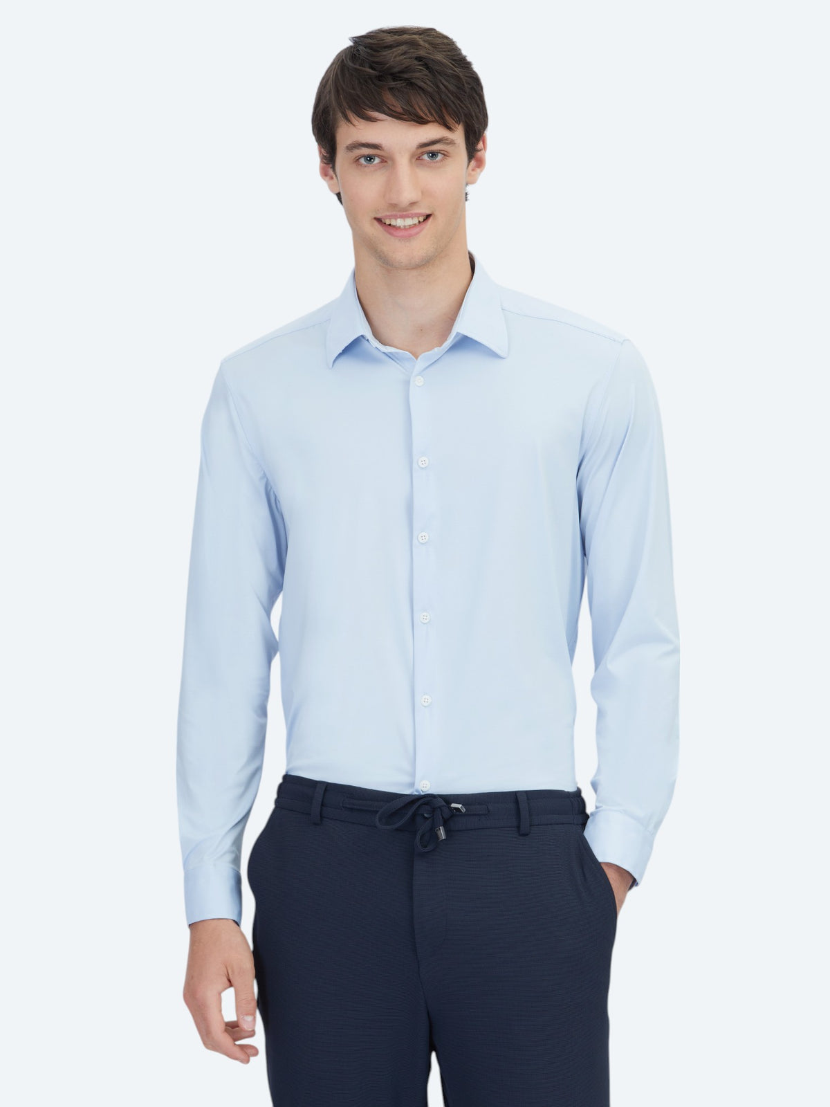 Mavi Regular Fit Uzun Casual Gömlek