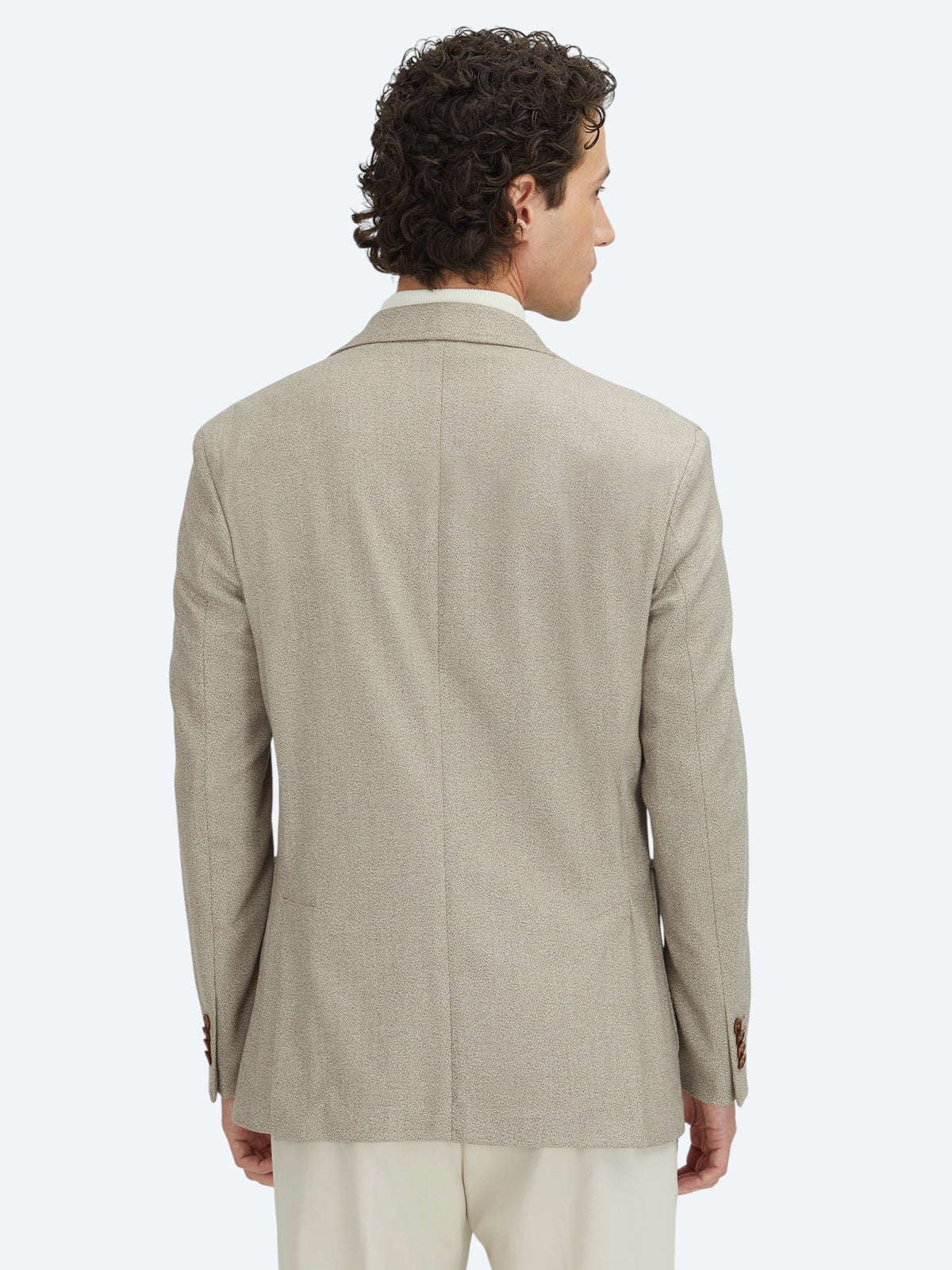 Kahverengi Kareli Modern Fit Ceket