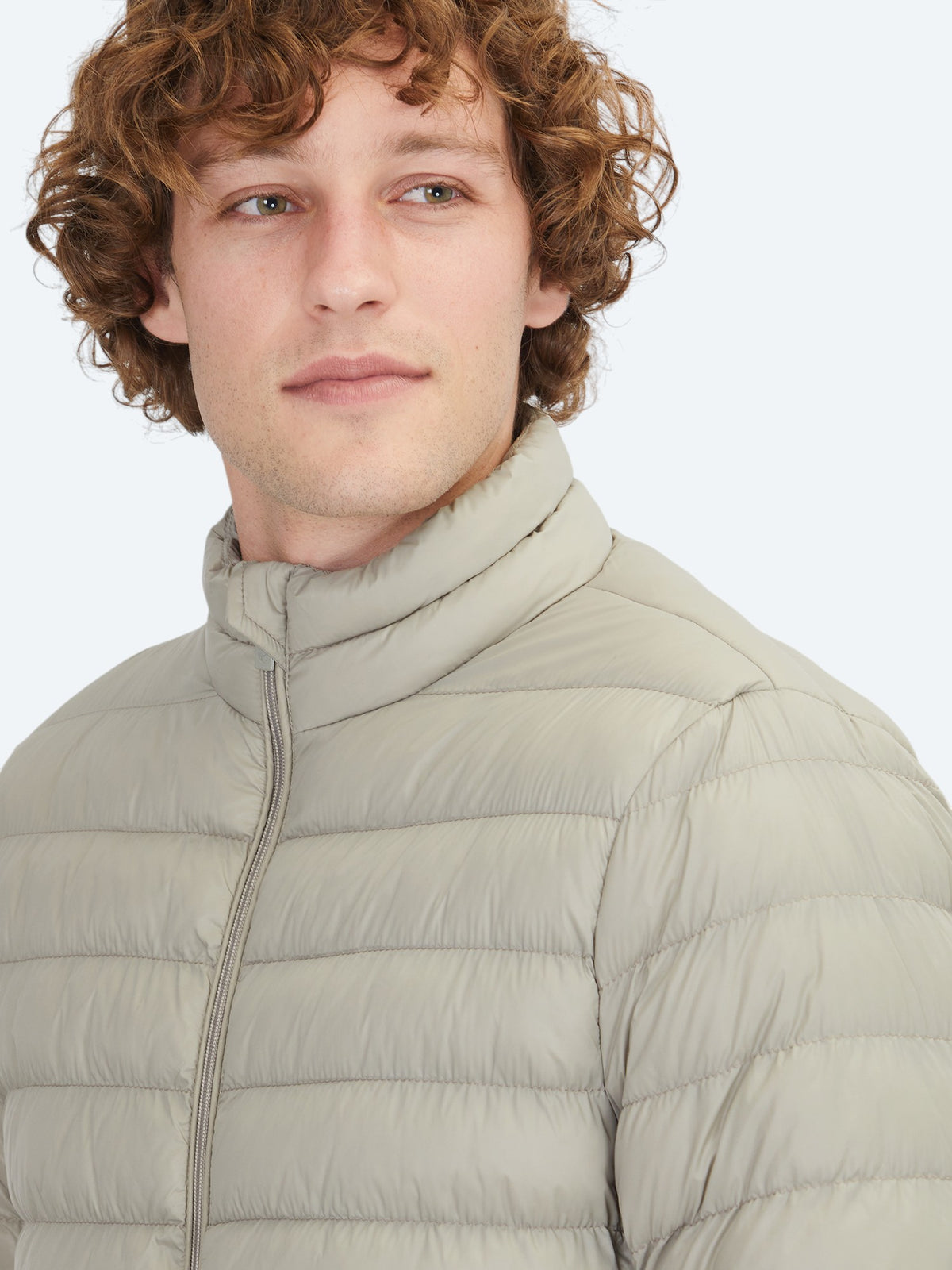Vizon Regular Fit Dik Yaka Casual Dokuma Mont