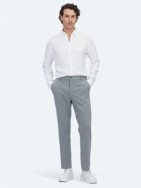 Gri Dokuma Jogging Fit Casual Pantolon