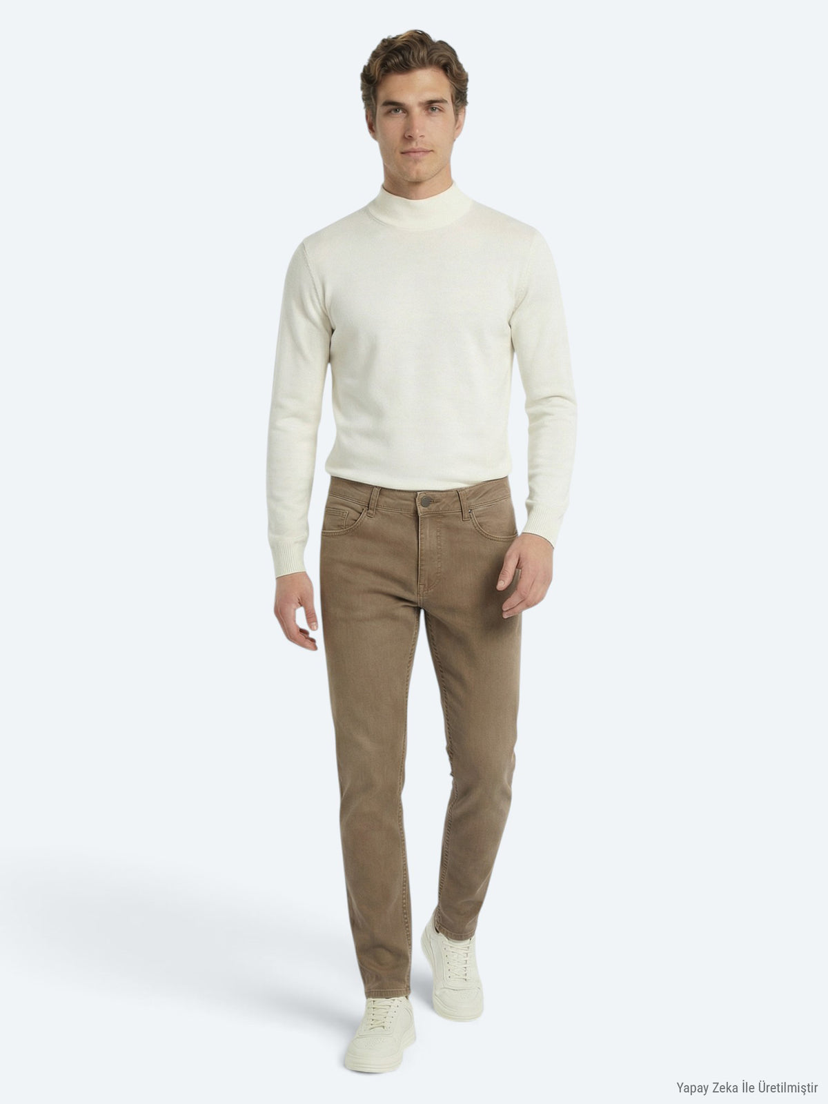 Hardal Slim Fit Denim Pamuk Karışımlı Pantolon
