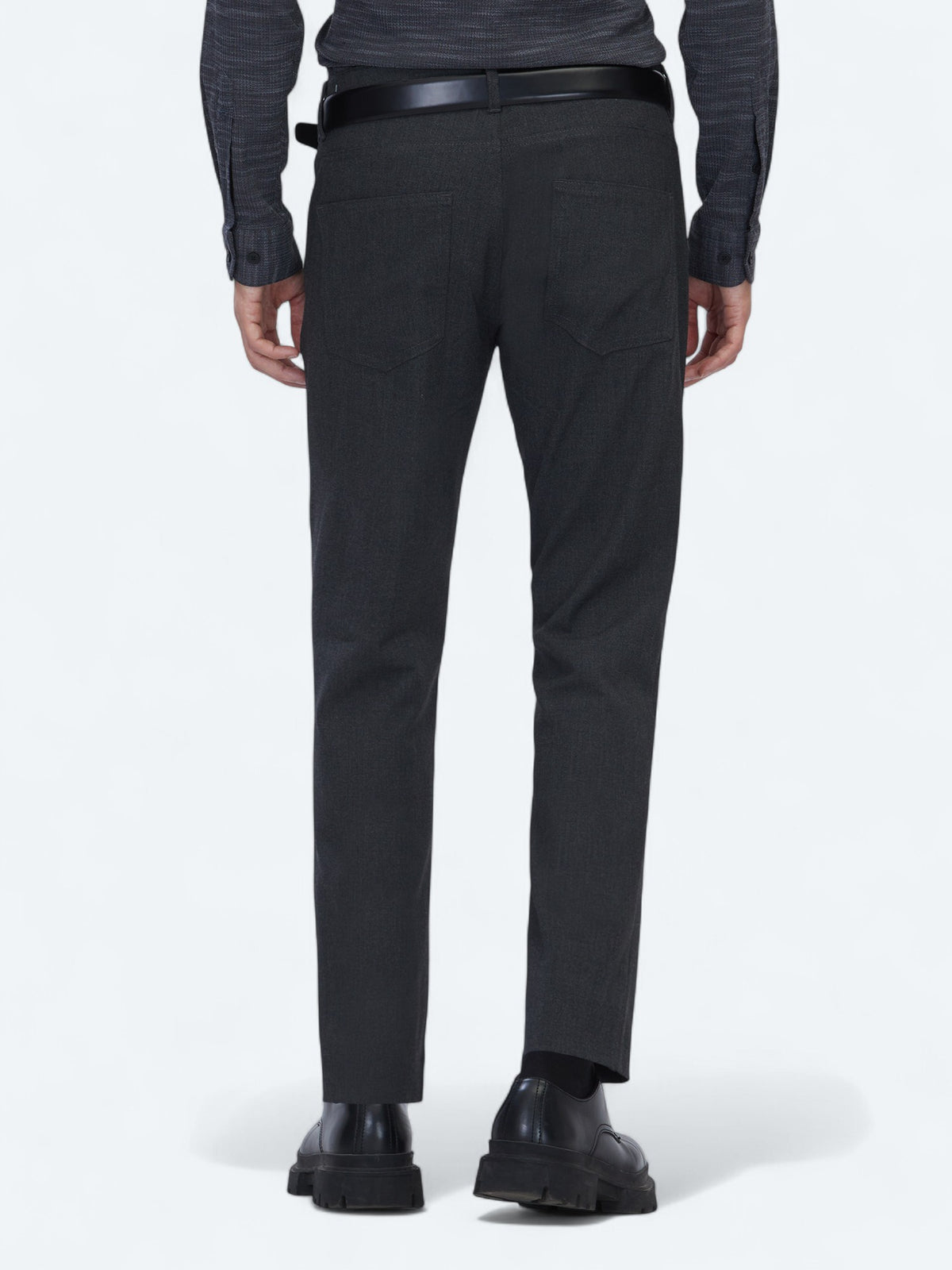 Antrasit Dokuma Slim Fit Casual Pantolon