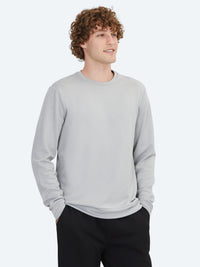 Gri Bisiklet Yaka Sweatshırt