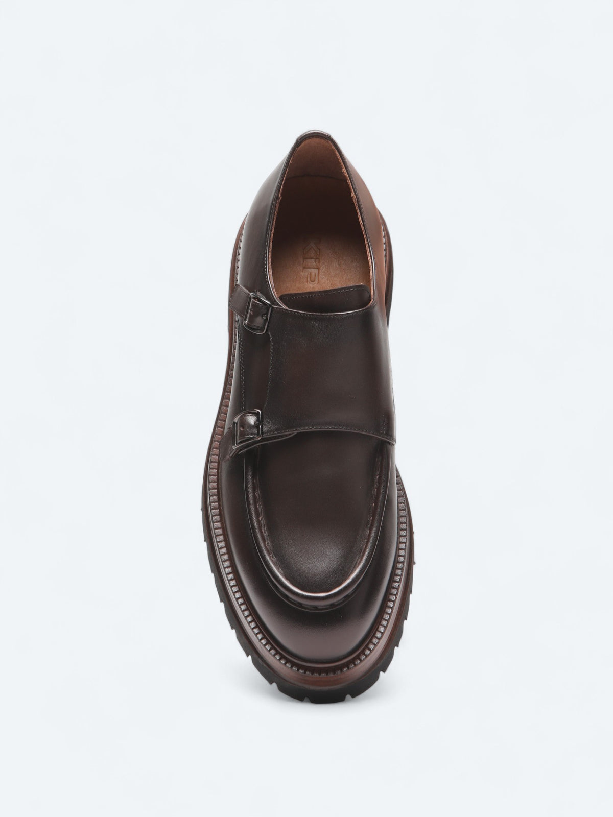 Kahverengi Deri Smart Casual Ayakkabı