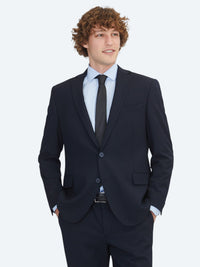 Lacivert Mikro Regular Fit Takım Elbise