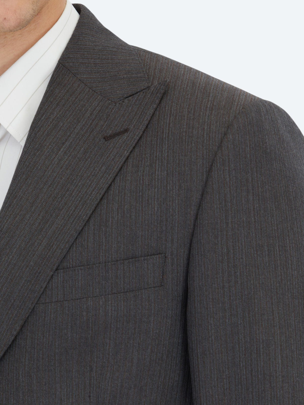 Antrasit Modern Fit Yün Karışımlı Takım Elbise