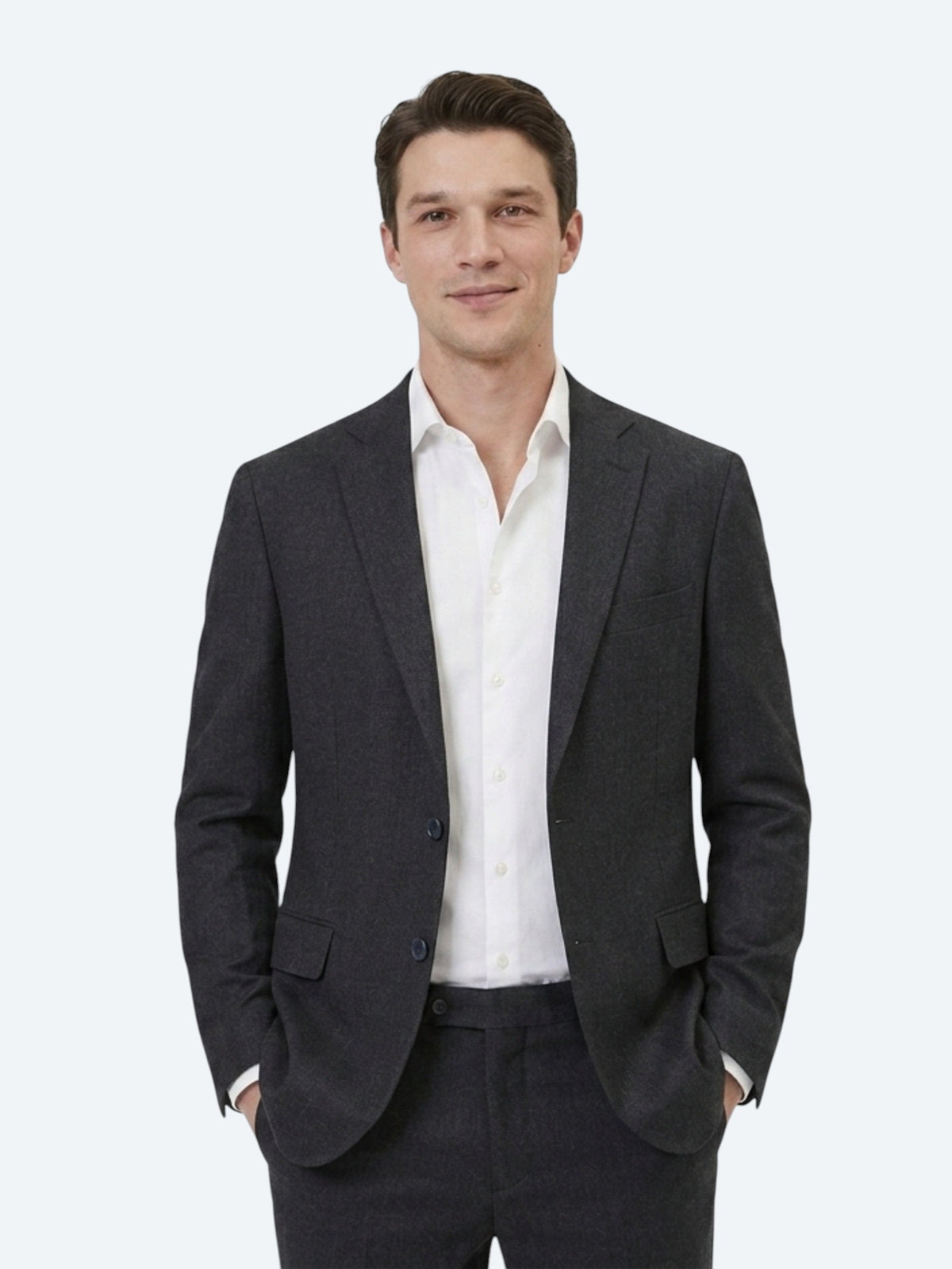 Lacivert Mikro Regular Fit Takım Elbise