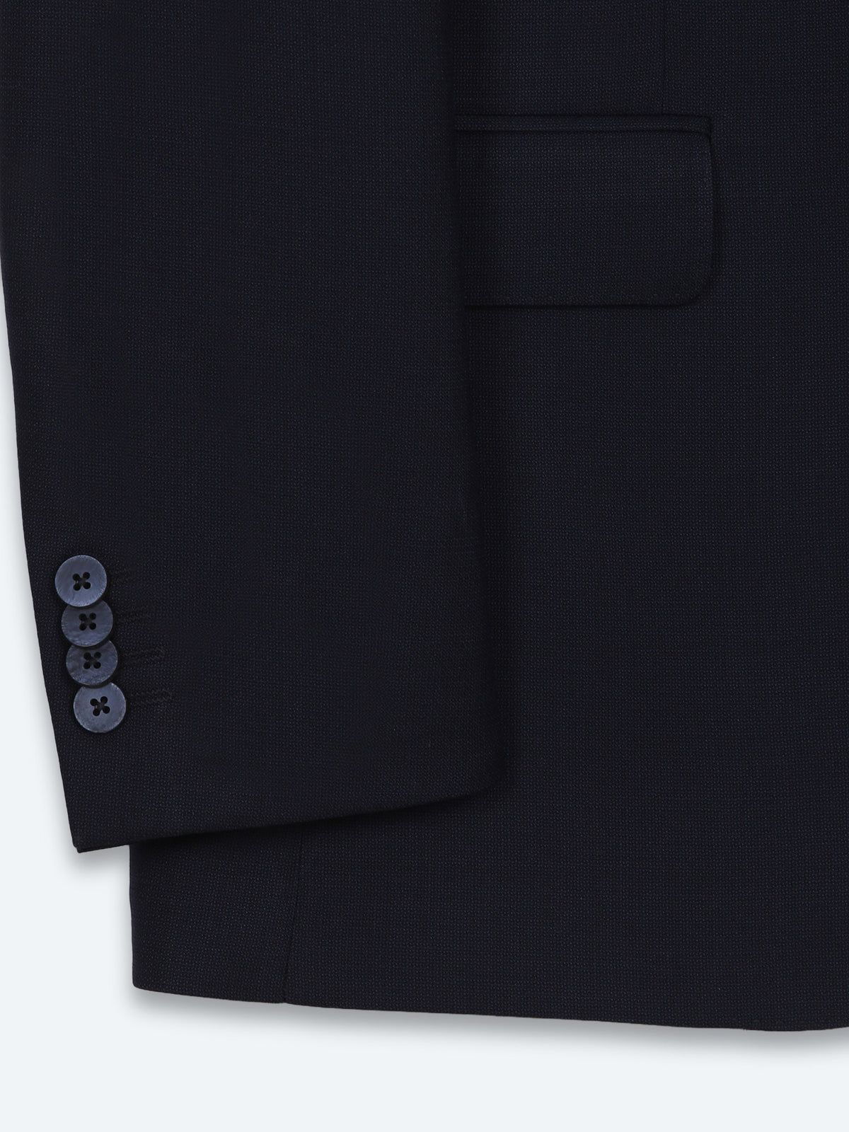 Lacivert Mikro Modern Fit %100 Yün Takım Elbise
