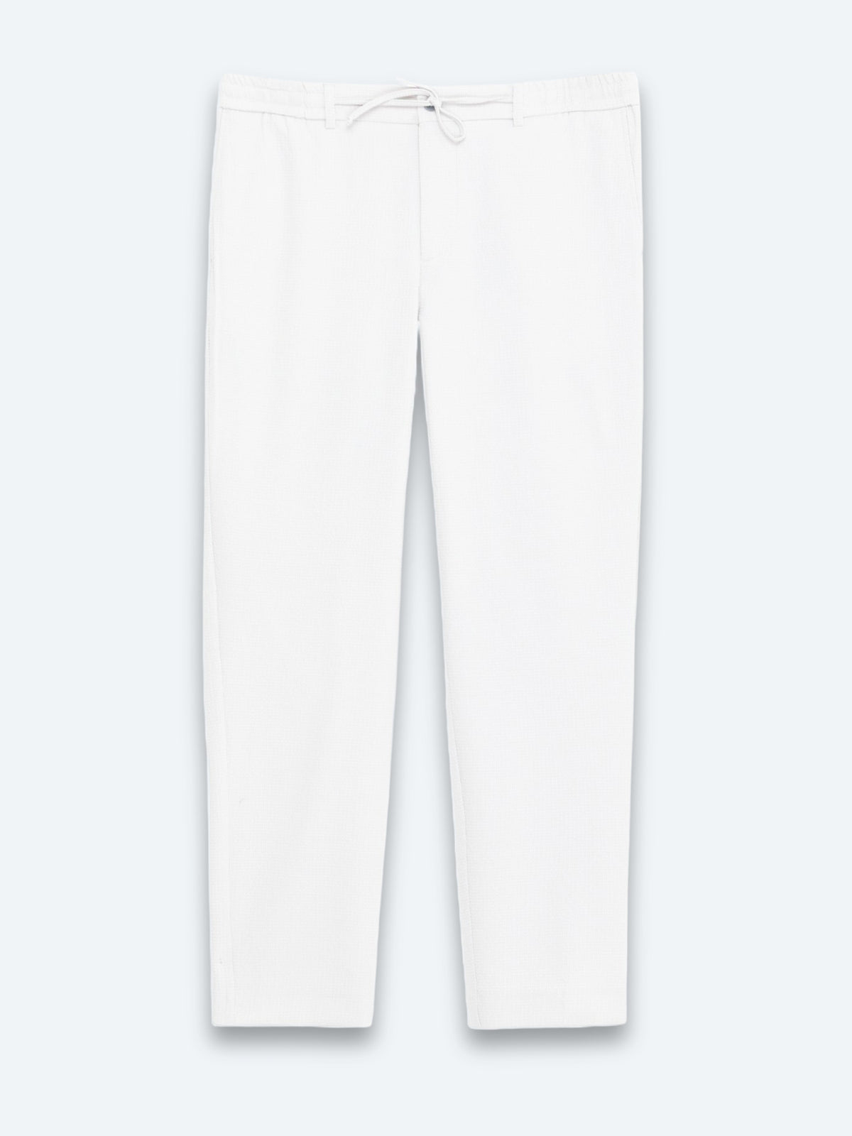 Açık Gri Düz Dokuma Jogging Fit Casual Pantolon