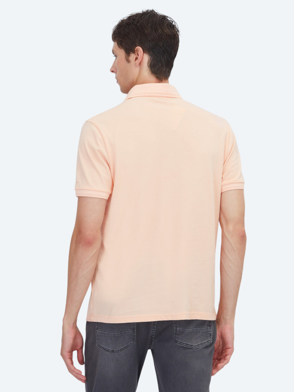 Pembe Düz %100 Pamuk T-Shirt