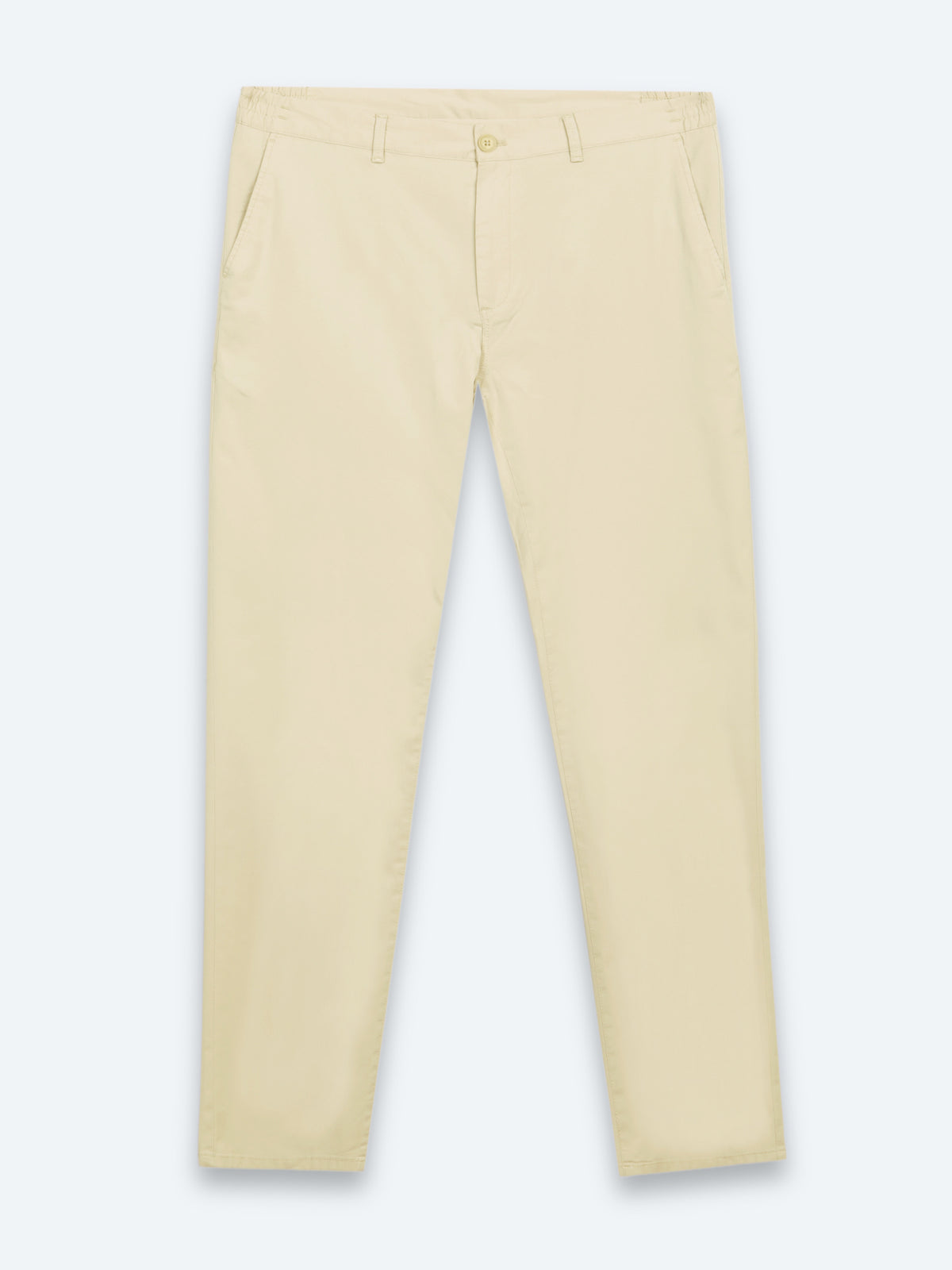 Yağ Yeşili Dokuma Jogging Fit Casual Pamuk Karışımlı Pantolon