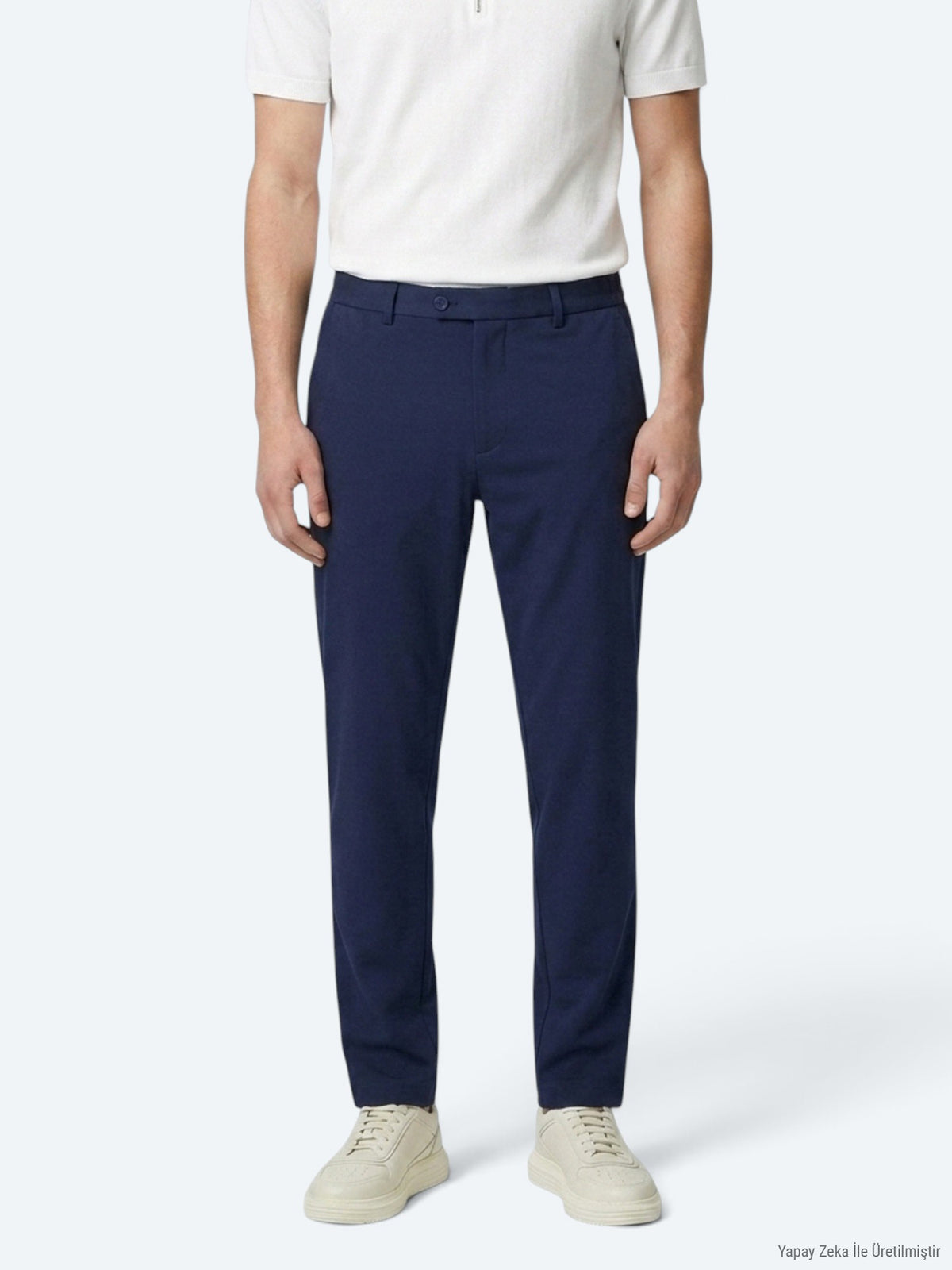 İndigo Dokuma Jogging Fit Casual Pantolon