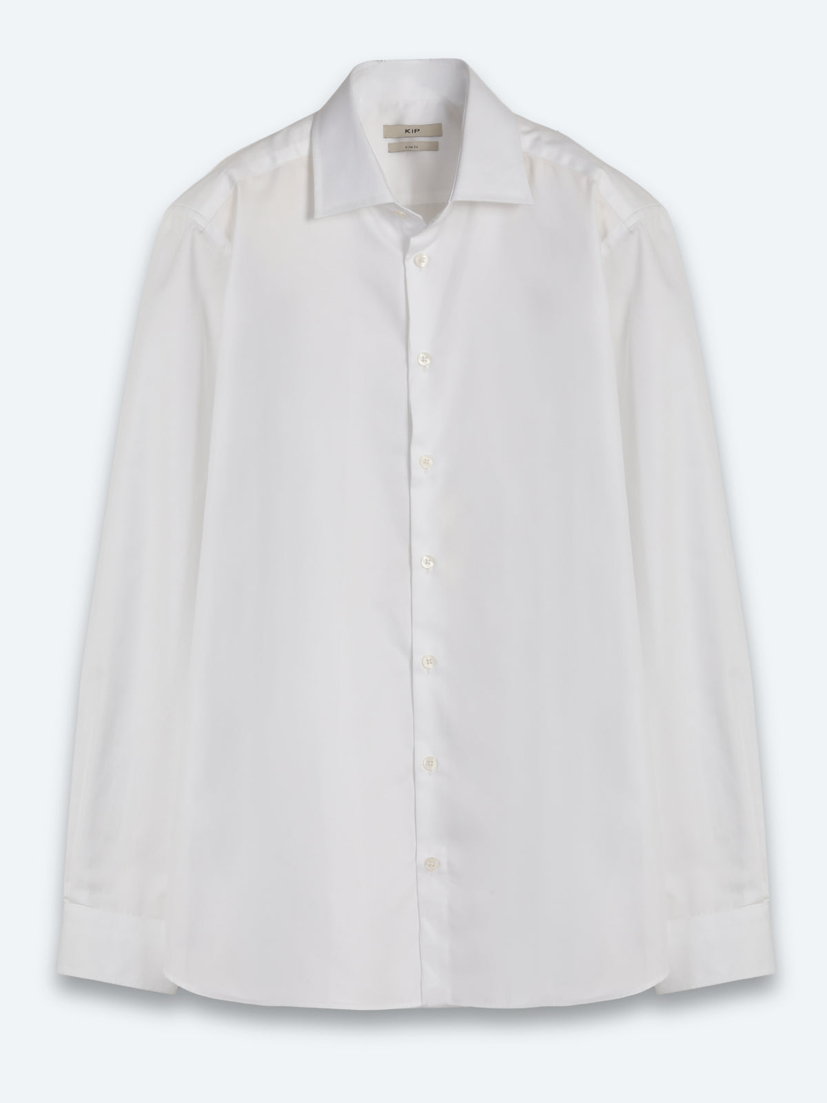 Beyaz Düz Slim Fit Uzun Dokuma Klasik %100 Pamuk Gömlek