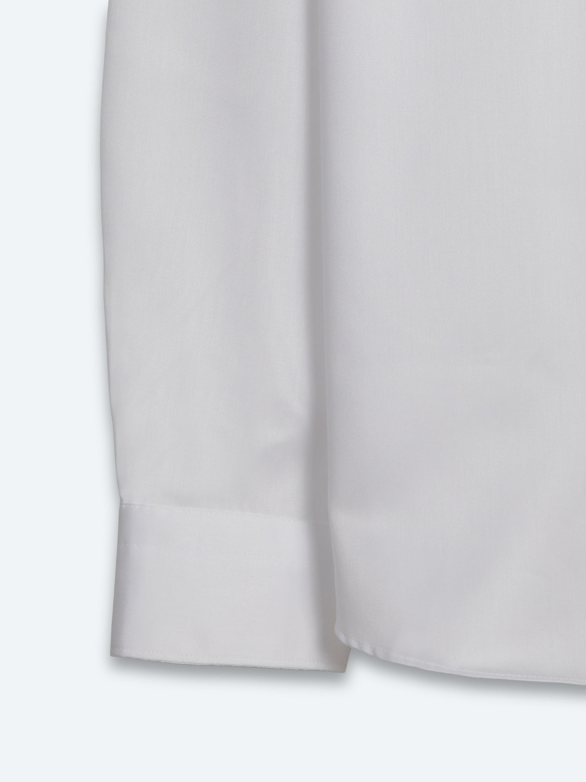 Beyaz Slim Fit Uzun Dokuma Klasik %100 Pamuk Gömlek